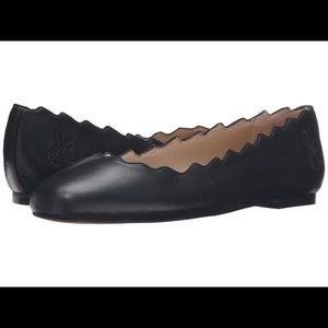 Augusta Scalloped Ballet Flats